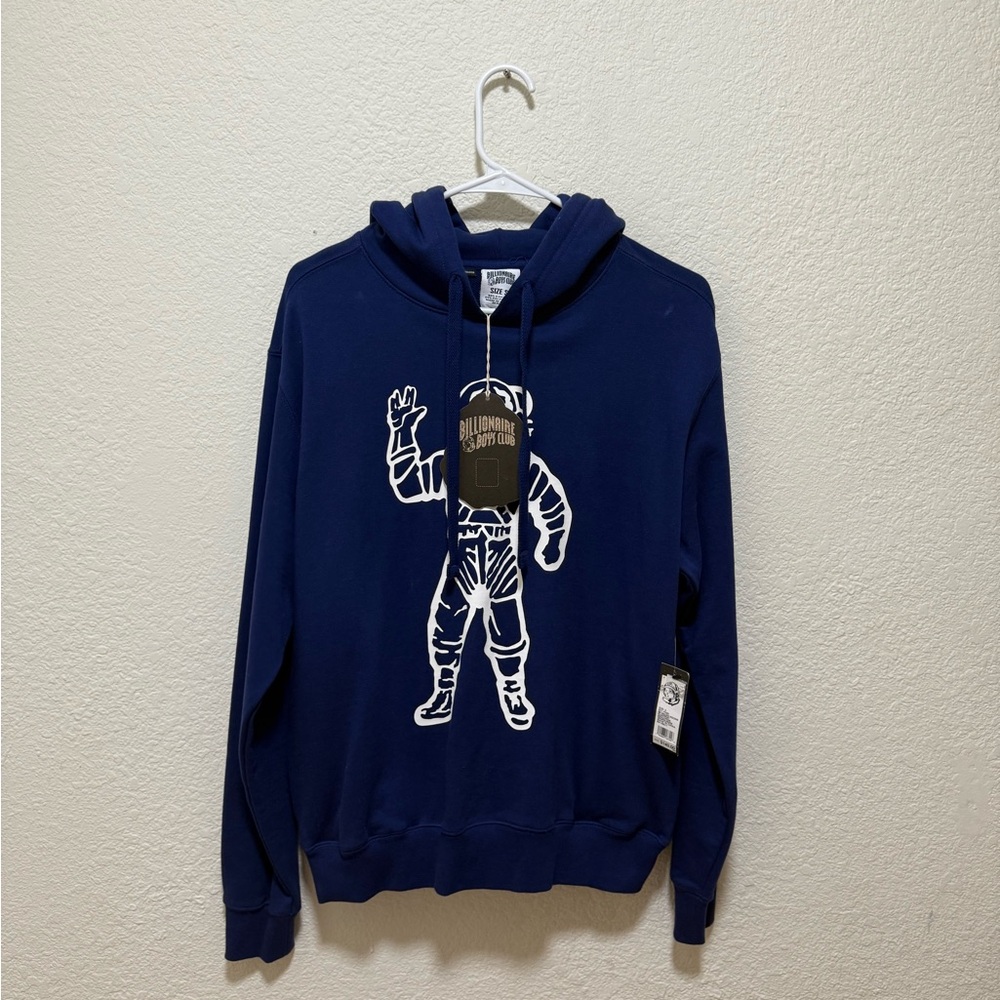 Billionaire Boys Club Navy Hoodie with Astronaut Graphic